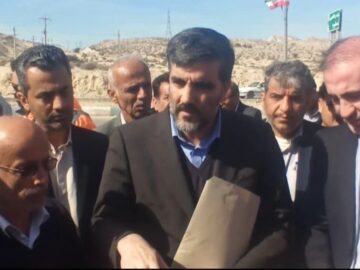 بازدید معاون وزیر راه و شهرسازی از شهر گلهدار و بررسی مسائل زیرساختی منطقه